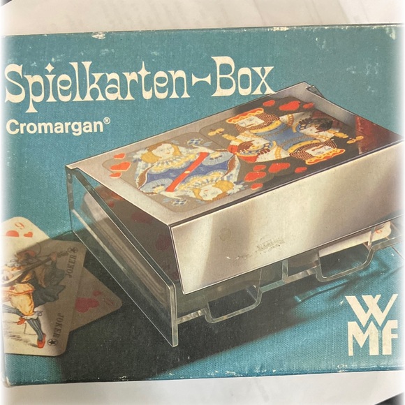 Brand New Vintage Classic 2 Deck Playing Card Spielkarten Box by Cromargan!!! - Picture 2 of 6
